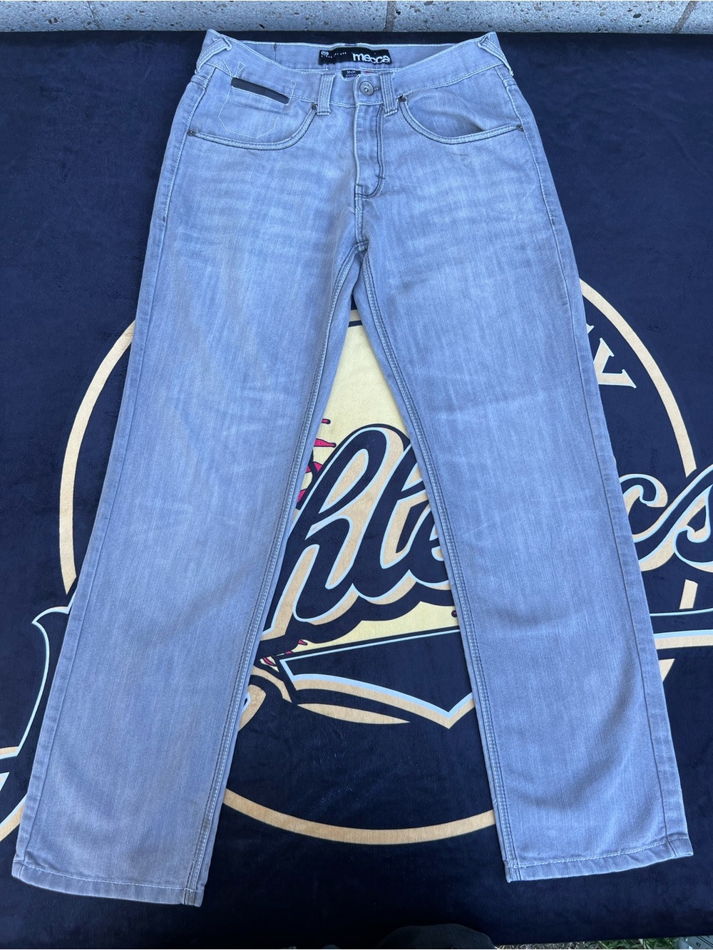 mecca Light Blue Men's Straight Jeans
